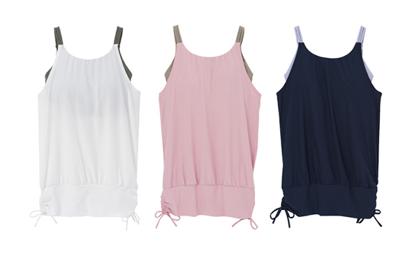 Side Ribbon Cover Tank Top