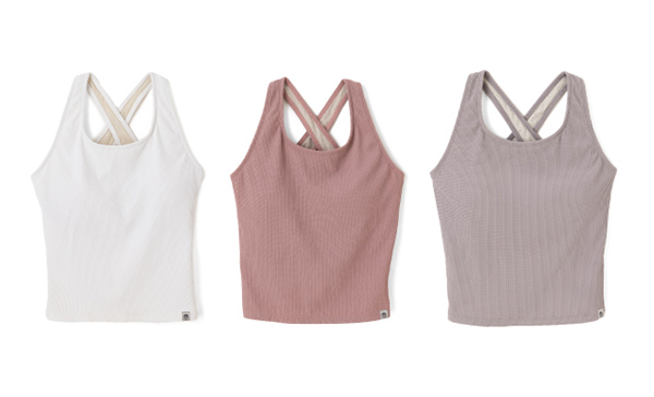 Rib Cross Short Tank Top