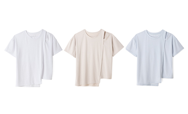 Shoulder Slit T-shirts