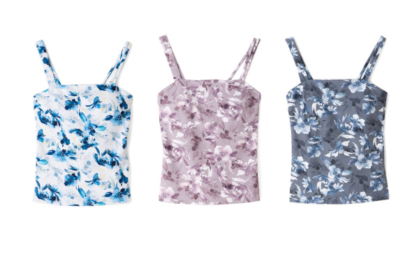 Print Asymmetry Tank Top