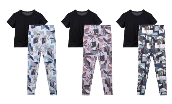 T-shirts With Pad & Leggings Setup