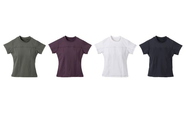 Mini High Neck T-shirt With Bra Top