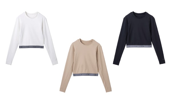 Logo Jacquard Long Sleeve Tops