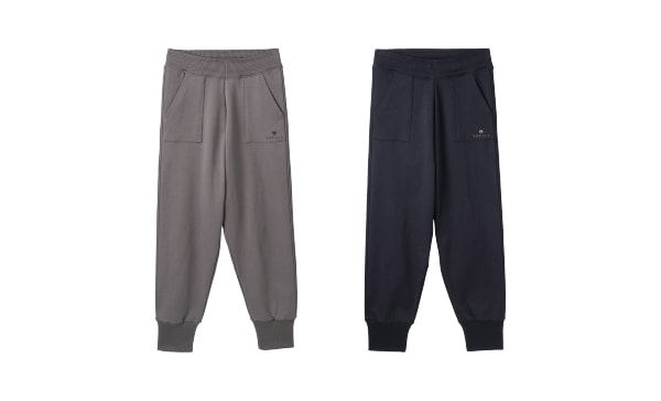 Wide Rib Knit Jogger Pants