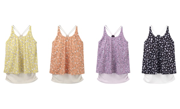 Flower Print Cover Tank Top