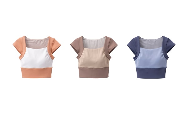 Combination Color Cap Sleeve Tops