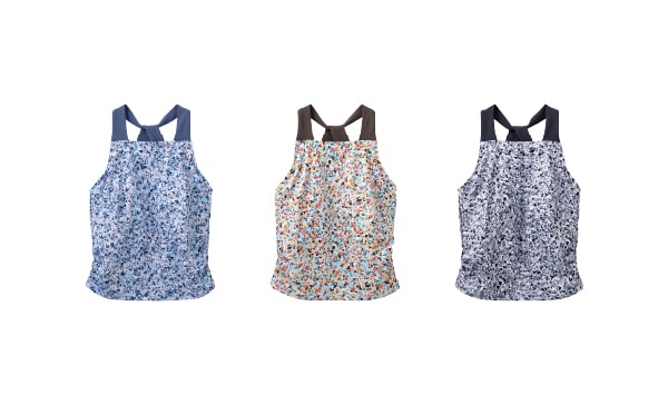 Spot Paint Halter Neck Bra Top