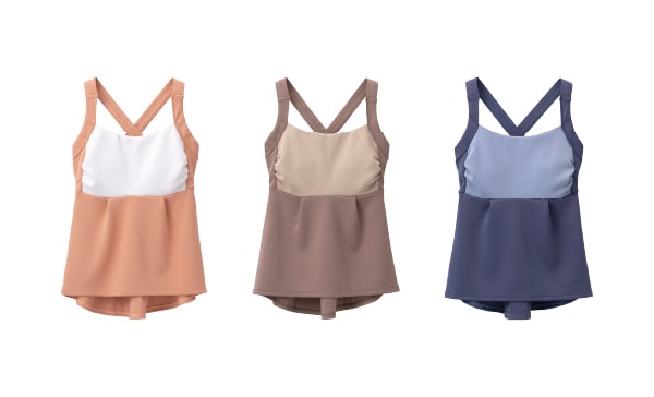 Combination Color Cross Tank Top