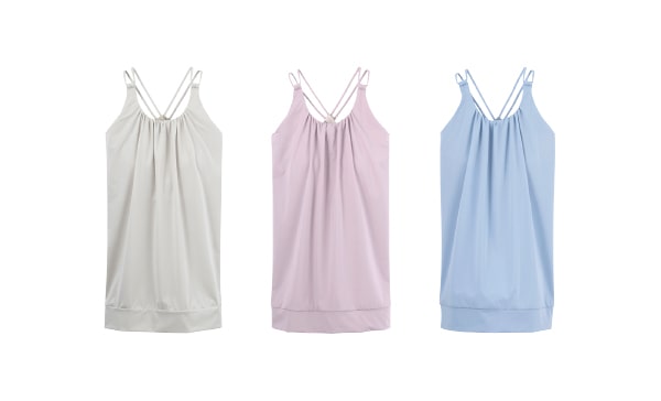 Front Gather Cross Camisole
