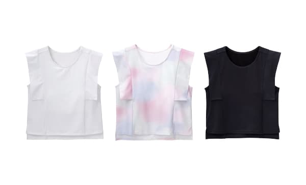 Winged Shoulder Tank Top With Pad