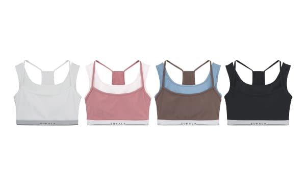 Rib Combination Bra Top