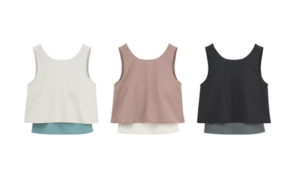 Bicolor Flare Tank Top
