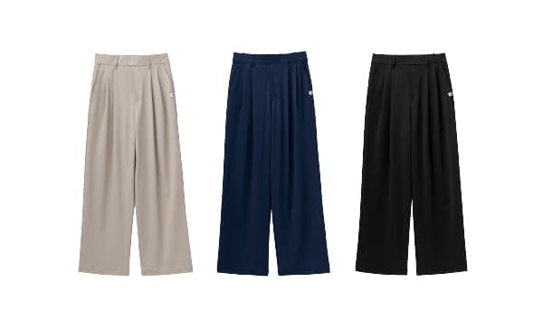 Two-tuck Wide Pants