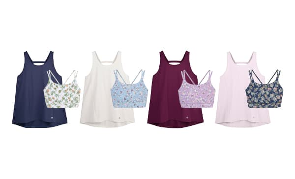 Floral Bouquet Separate Tank Top
