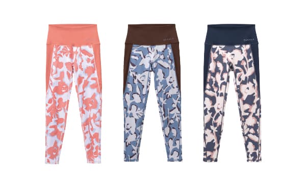 Coral Print Leggings