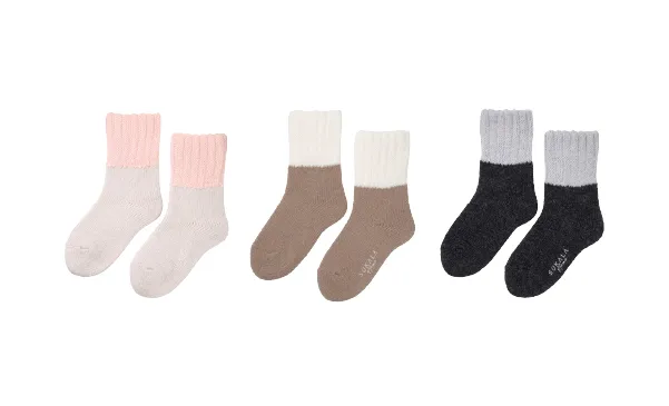 Bicolor Layered Socks