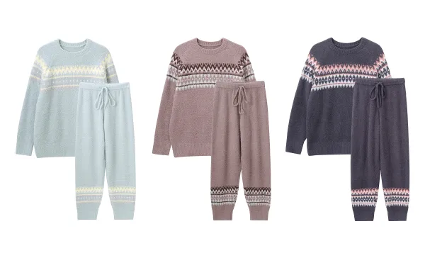 Relax FELCERA® Nordic Pattern Jacquard Pajamas