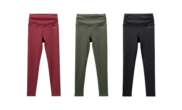 Embossed Flower Leggings