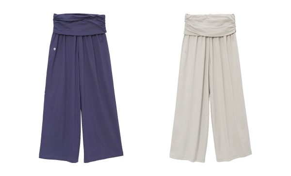 Gathered Wide Pants